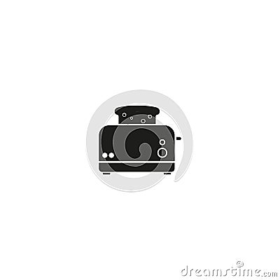 Toaster vector icon Vector Illustration